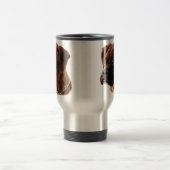 ボクサーの子犬のマグ トラベルマグ (中央)