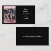 ボクサーの子犬の名刺 名刺 (正面/裏面)