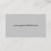 ボクサーの子犬の名刺 名刺 (裏面)