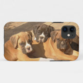ボクサーの子犬のiPhone 5のやっとそこに普遍的な場合 Case-Mate iPhoneケース (裏面(横))