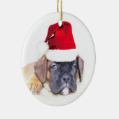 ボクサーの子犬オーナメント セラミックオーナメント (右)