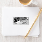 ボクサーの子犬住所 シール (インサイチュ)