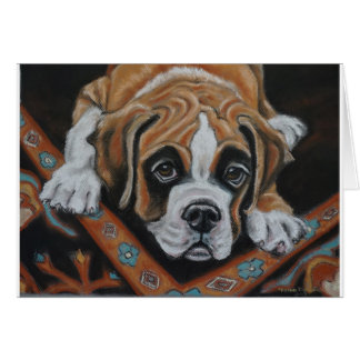 ボクサーの子犬