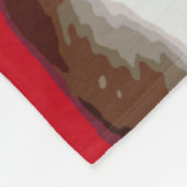 ボクサーの子犬 フリースブランケット (角)