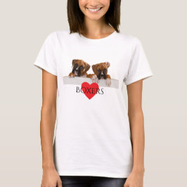 ボクサーの子犬 Tシャツ