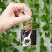 ボクサーの子犬Keychain キーホルダー (手)