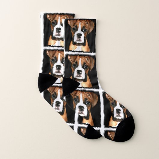ボクサーの小犬のソックス ソックス (ペア)
