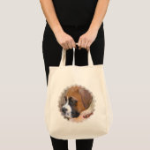 ボクサーの小犬のトートバック トートバッグ (正面(商品))