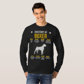 ボクサーの愛犬解剖学 Tシャツ (正面フル)