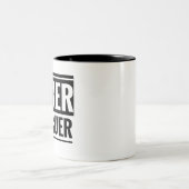 ボクサーの救助者 ツートーンマグカップ (中央)