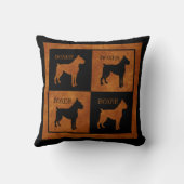 ボクサーの枕 クッション (裏面)