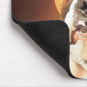 ボクサーの水彩画 マウスパッド (コーナー)