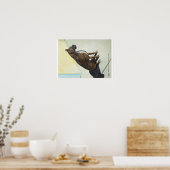 ボクサーの油絵のポスター ポスター (キッチン)