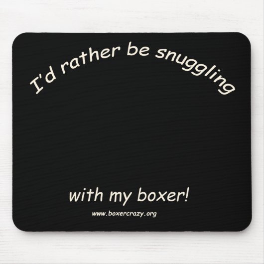 ボクサーの熱狂するなマウスパッド- DYO マウスパッド (正面)