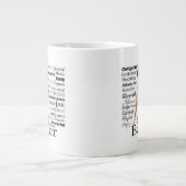 ボクサーの特徴ジャンボマグ ジャンボコーヒーマグカップ (正面)