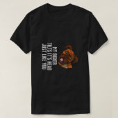 ボクサーの犬が頭をキミのように傾ける Tシャツ (デザイン正面)