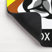 ボクサーの犬種 マウスパッド (コーナー)