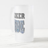 ボクサーの男 フロストグラスビールジョッキ (正面左)