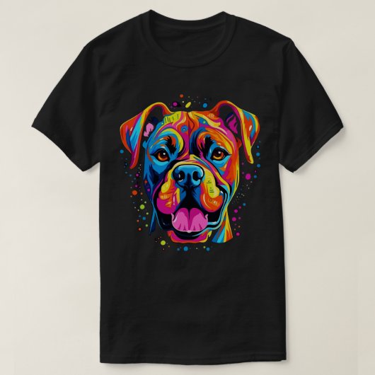 ボクサーの笑顔 Tシャツ (デザイン正面)