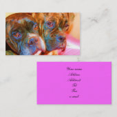 ボクサーの芸術の名刺 名刺 (正面/裏面)