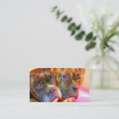 ボクサーの芸術の名刺 名刺 (スタンド正面)