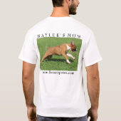 ボクサーの足のBaylee Tシャツ (裏面)