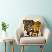 ボクサーはアメリカ人のMoJoの装飾用クッションの後をつけます クッション (椅子)