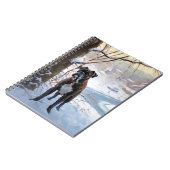 ボクサーは雪のクリスマスを過ごした ノートブック (左側)