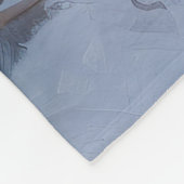 ボクサーは雪のクリスマスを過ごした フリースブランケット (角)