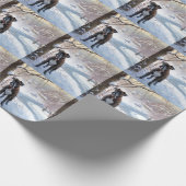 ボクサーは雪のクリスマスを過ごした ラッピングペーパー (角)