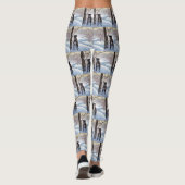 ボクサーは雪のクリスマスを過ごした レギンス (裏面)