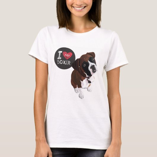 ボクサーを愛してやまない Tシャツ (正面)