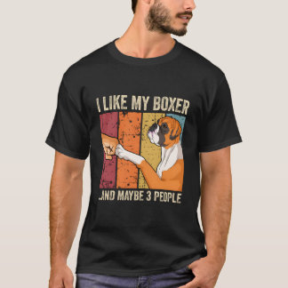 ボクサーを愛してやまない Tシャツ