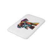 ボクサーカラフル犬 バスマット (アングル)