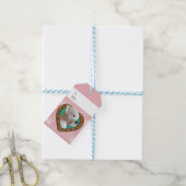 ボクサーギフトハートのラベル ギフトタグ (より糸付き)