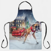 ボクサークリスマスフェスティバルシーズン エプロン (正面)