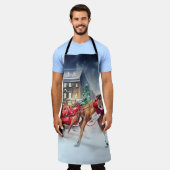 ボクサークリスマスフェスティバルシーズン エプロン (着用した状態)