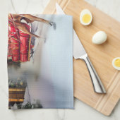 ボクサークリスマスフェスティバルシーズン キッチンタオル (四つ折り)