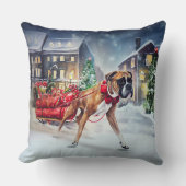 ボクサークリスマスフェスティバルシーズン クッション (正面)