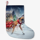 ボクサークリスマスフェスティバルシーズン スモールクリスマスストッキング (正面)