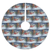 ボクサークリスマスフェスティバルシーズン ブラッシュドポリエステルツリースカート (正面)