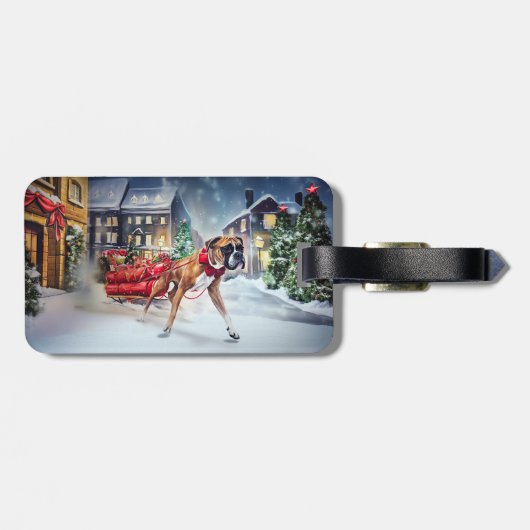 ボクサークリスマスフェスティバルシーズン ラゲッジタグ (裏面横)