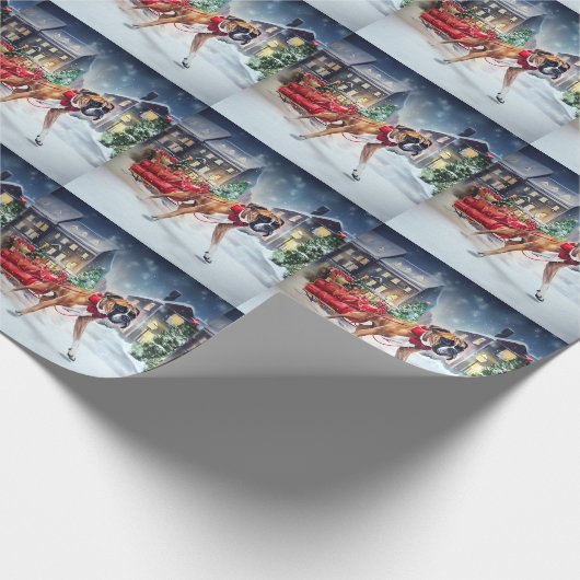 ボクサークリスマスフェスティバルシーズン ラッピングペーパー (角)