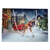 ボクサークリスマスフェスティバルシーズン ラージペーパーバッグ (裏面)