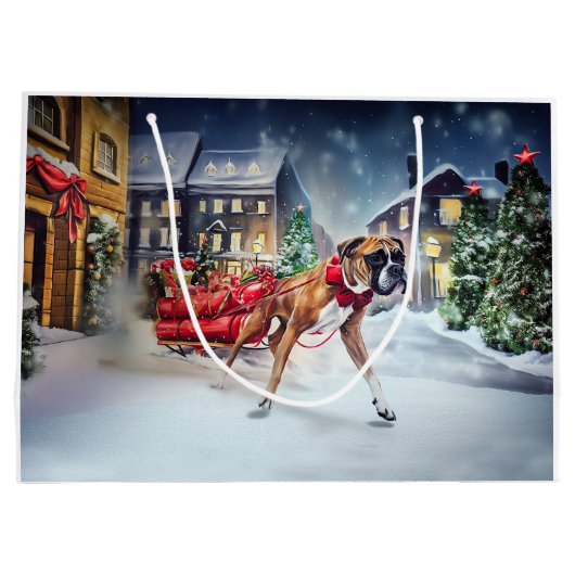 ボクサークリスマスフェスティバルシーズン ラージペーパーバッグ (裏面)