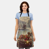 ボクサークリスマスフェスティバル航海 エプロン (着用した状態)