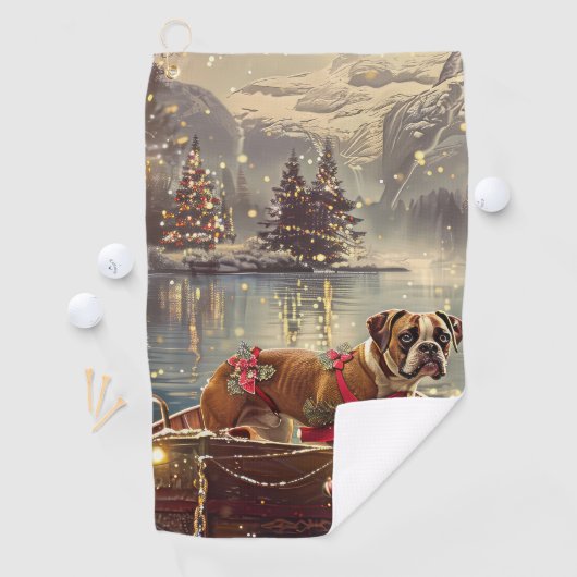 ボクサークリスマスフェスティバル航海 ゴルフタオル (インサイチュ)