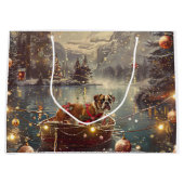 ボクサークリスマスフェスティバル航海 ラージペーパーバッグ (正面)