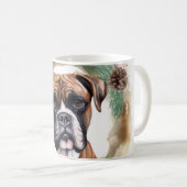 ボクサークリスマスリースフェスティバルカップ コーヒーマグカップ (正面右)