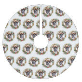 ボクサークリスマスリースフェスティバルカップ ブラッシュドポリエステルツリースカート (正面)